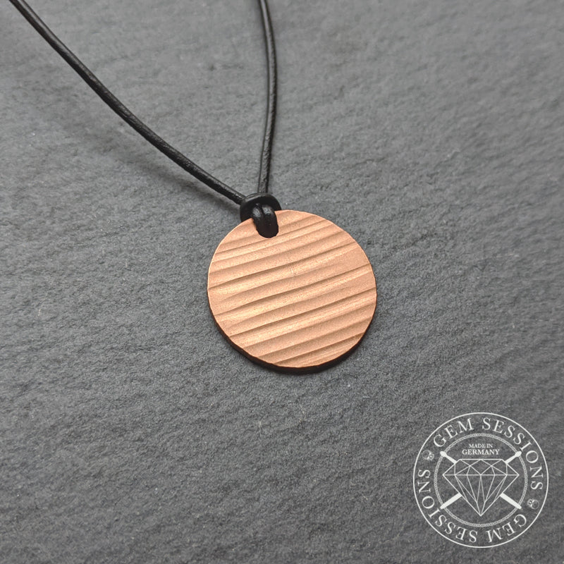 Halskette "CIRCLE" aus Schlagzeugbecken (Individuals | Upcycling | Bronze)