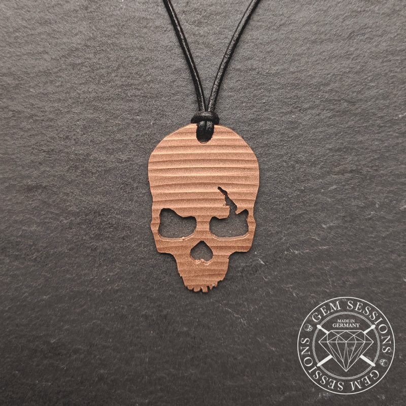 Halskette "CRUSH" aus Schlagzeugbecken (Tribal | Upcycling | Bronze)