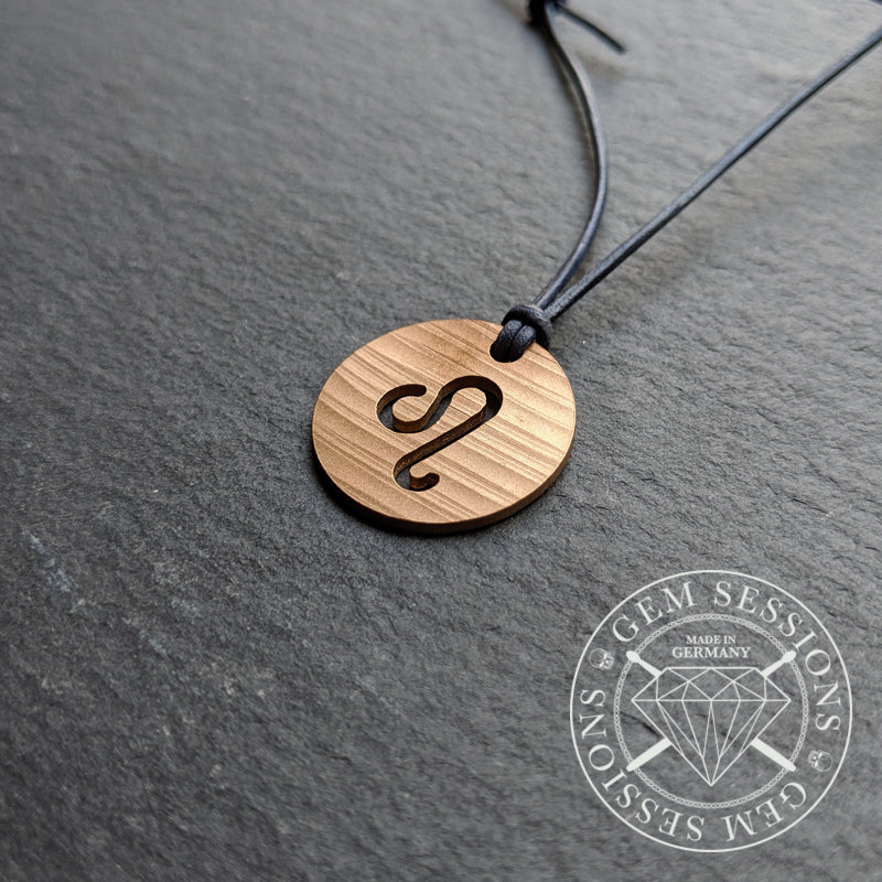 Halskette "LEO" aus Schlagzeugbecken (Sternzeichen | Upcycling | Bronze)